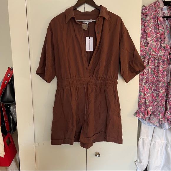 WEWOREWHAT BROWN ROMPER NEW WITH TAGS - Picture 2 of 9